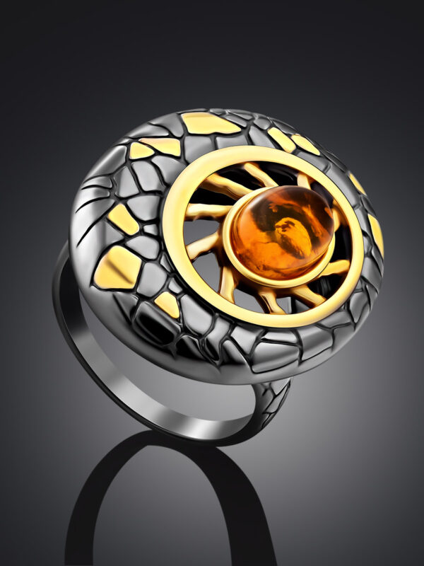 Amber Embrace Ring