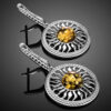 Stylish-earrings-Parnassus-2.jpeg Parnassus Green Amber Earrings