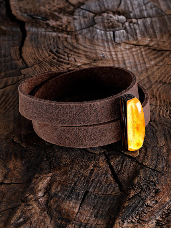 Stylish-leather-bracelet-2.jpeg Amber & Due Leather Bracelet