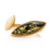 Green Amber Harmony Ring