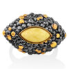 Amber Elegance Ring