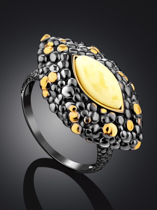 Amber Elegance Ring