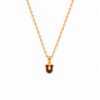 Classic Amber Alphabet Pendant