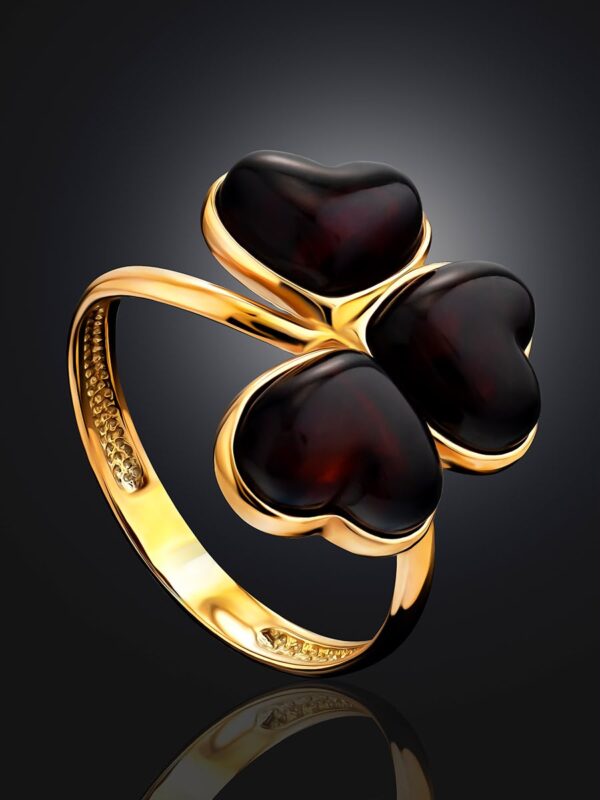 Cherry Amber Glow Ring