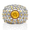 Amber Sculpt Ring