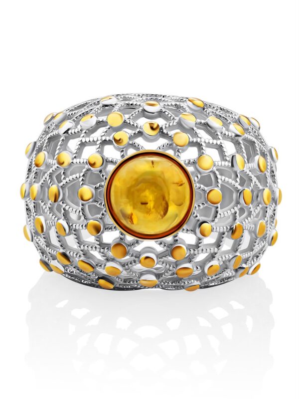 Amber Sculpt Ring