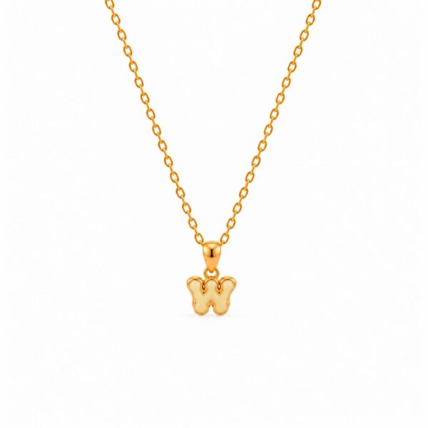 Classic Amber Alphabet Pendant