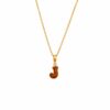 Classic Amber Alphabet Pendant