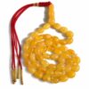 Natural Baltic Amber Misbah 27g 49Beads 8X11mm