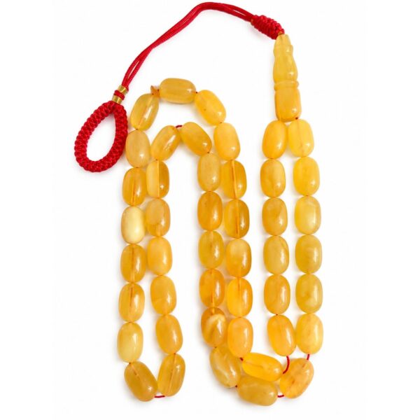 WhatsApp Image 2026-10-17 at 16.50.11 Natural Baltic Amber Misbah 38g 45Beads 8X15mm