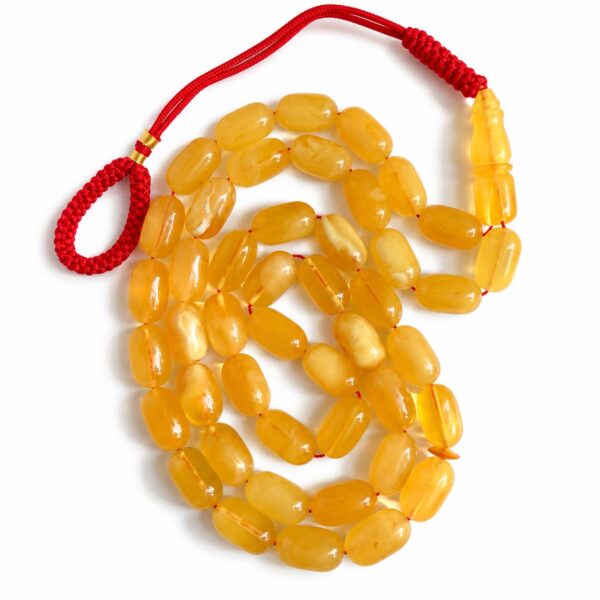 WhatsApp Image 2026-10-17 at 16.50.15 Natural Baltic Amber Misbah 38g 45Beads 8X15mm