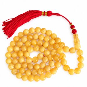 Natural Baltic Amber Misbah 40g 77Beads 9mm