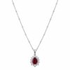Natural Garnet Pendant Necklace