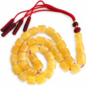 WhatsApp Image 2026-10-20 at 18.55.17 Natural Baltic Amber Misbah 27g 33Beads 9X11mm