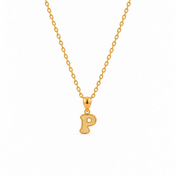 Classic Amber Alphabet Pendant