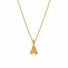 Classic Amber Alphabet Pendant