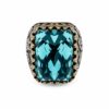 Aquamarine Stone Rings