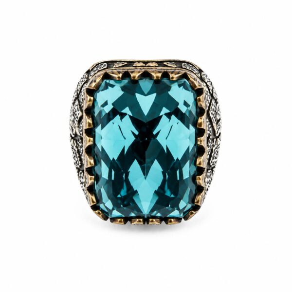 Aquamarine Stone Rings