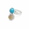 ast.jpeg Amber & Turquoise Ring