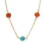 Amber&Turquoise Harmoney Necklace