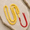 Natural Baltic Amber Misbah 29g 69 Round Beads 9mm