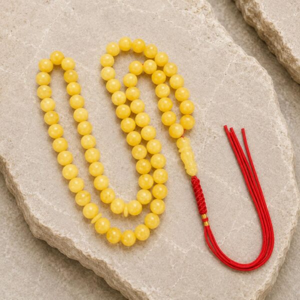 Natural Baltic Amber Misbah 29g 69 Round Beads 9mm