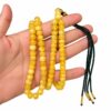 Natural Baltic Amber Misbah 25g 69 Tire Beads 8mm