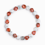 Howlite & Jasper Bracelet