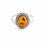 Baltic Amber Elegance Ring