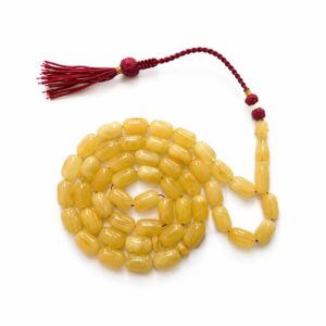 cap3.jpeg Natural Baltic Amber Misbah 29g 48Beads 8X13mm
