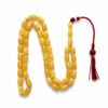 cap4.jpeg Natural Baltic Amber Misbah 29g 48Beads 8X13mm