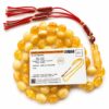 cer.jpeg Natural Baltic Amber Misbah 43g 55 Beads 10X12mm