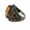 Golden Radiance Citrine Ring