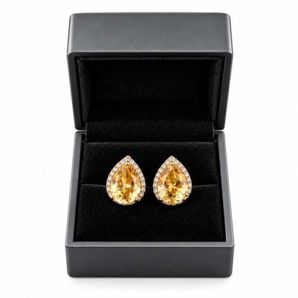 citt2 Honey Glow Citrine Earrings
