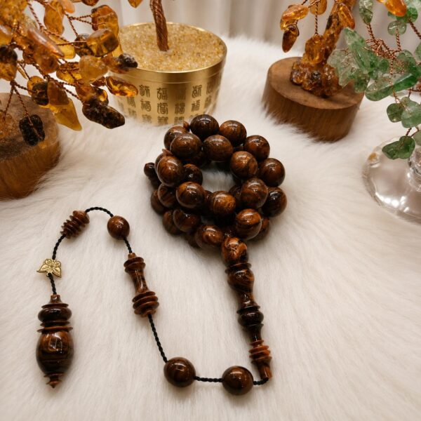 Woody Classy Fatooran Tasbih with Tamleekah