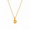 Classic Amber Alphabet Pendant