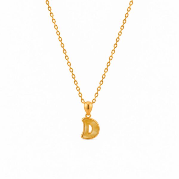 Classic Amber Alphabet Pendant