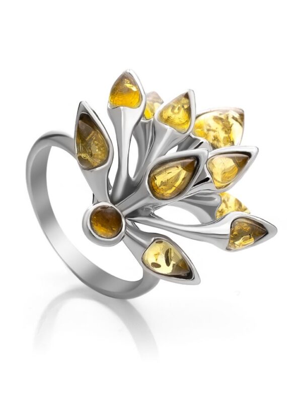 Autumn Amber Ring
