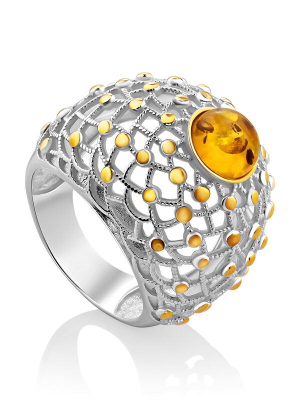 Amber Sculpt Ring