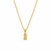 Classic Amber Alphabet Pendant
