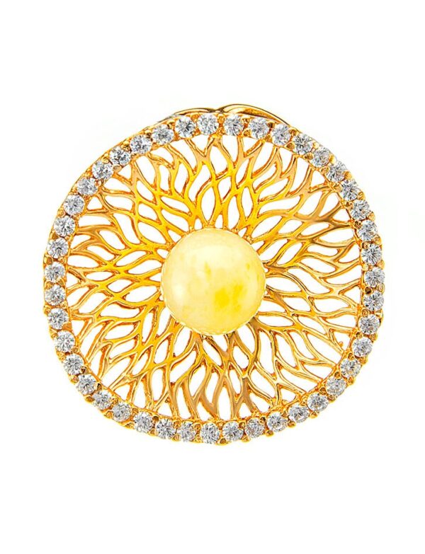 izyskannyy_kulon_iz_zolochyennogo_serebra_s_tsirkonami_i_yantaryem_venera1.jpg Exquisite Pendant with Crystals and Amber