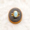 Ocean Weave Larimar Rings