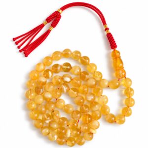 Natural Baltic Amber Misbah 23g 71Beads 8mm