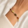 mix5.jpeg Multicolor Baltic Amber Silver Bracelet