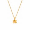 Classic Amber Alphabet Pendant