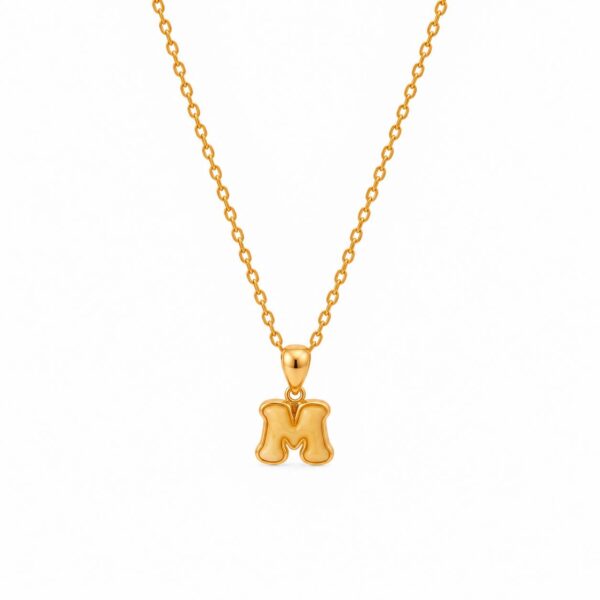 Classic Amber Alphabet Pendant