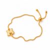 mwa Amber Initial Braceletes