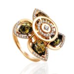 Amber Spark Ring