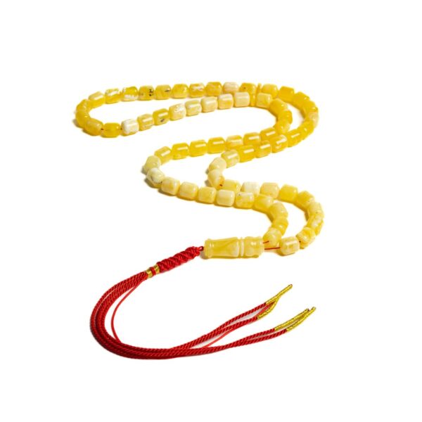 new-bg.jpeg Natural Baltic Amber Misbah 36g 72 Beads 10X12mm