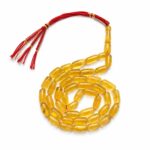Natural Baltic Amber Misbah 30g 42Beads 8X17mm